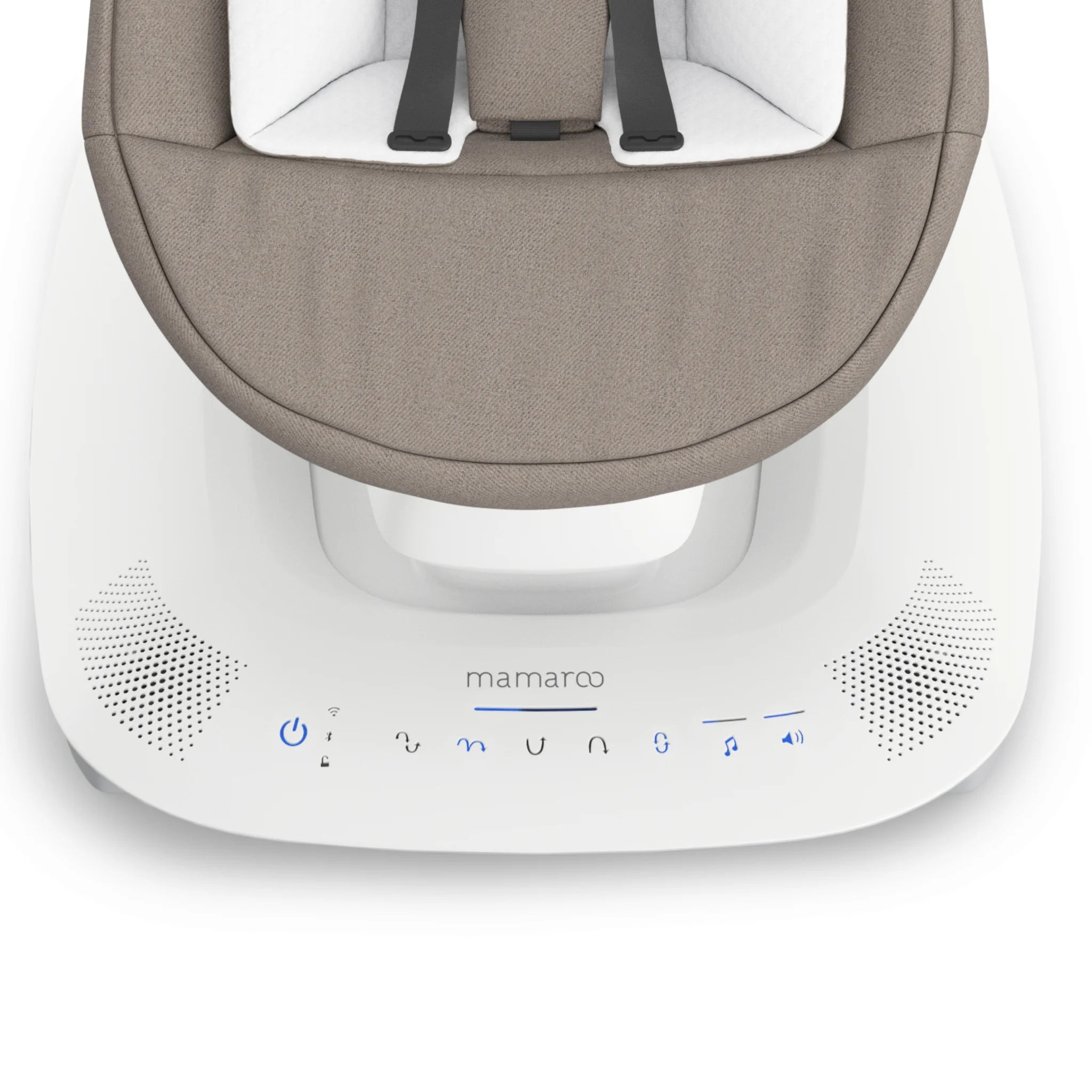 Close-up on touch controls for the Mamaroo in Wells.