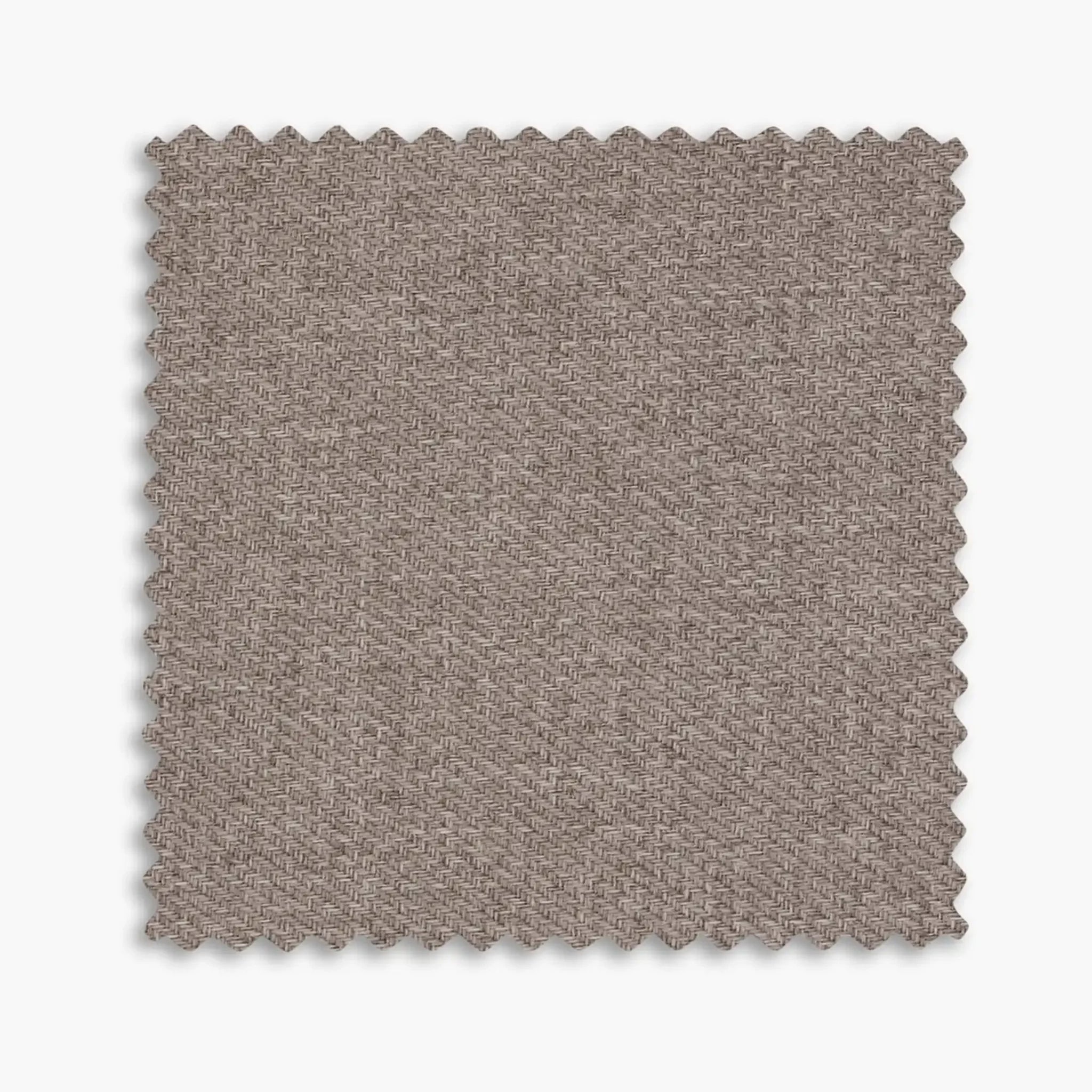 Wells dark taupe mélange fabric swatch.