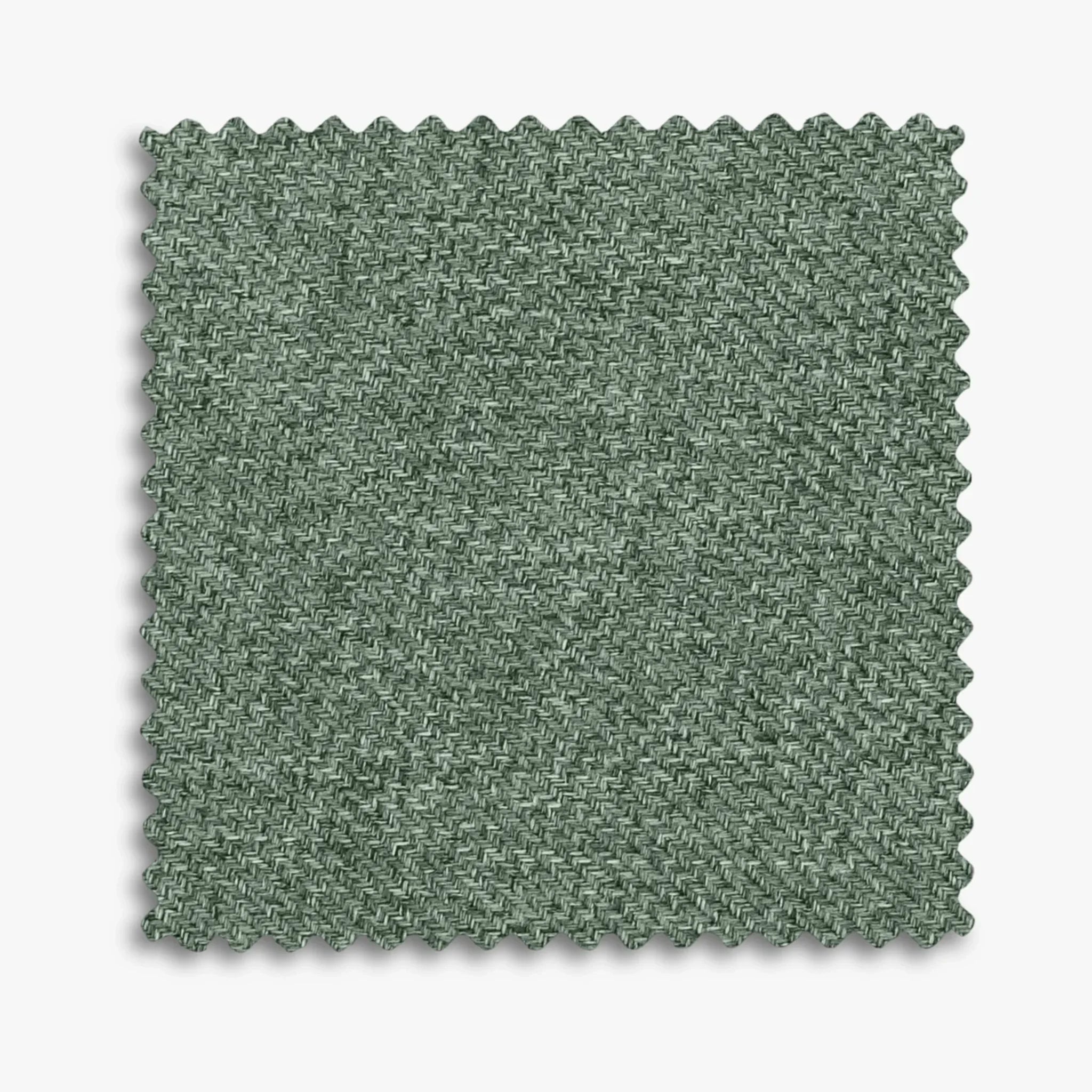 Mesa Gwen green mélange fabric swatch close up.