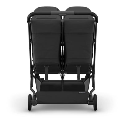 Back of the side-by-side travel pram from UPPAbaby.