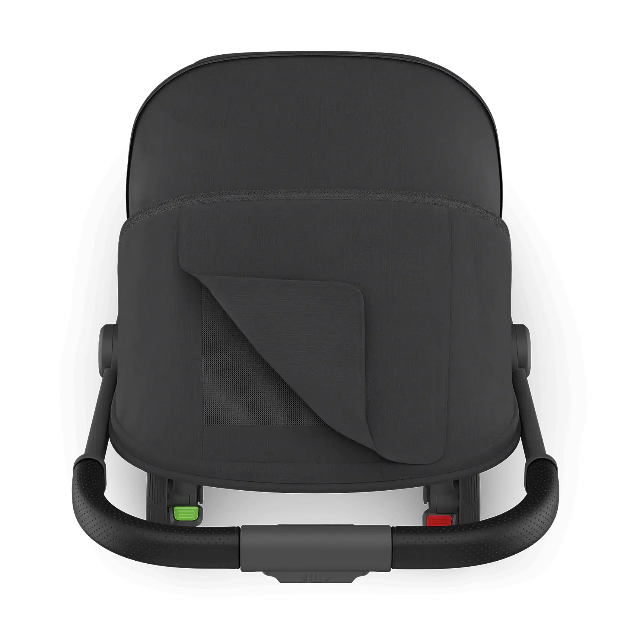 Top down shot showing peek-a-boo mesh panel of Minu V3.