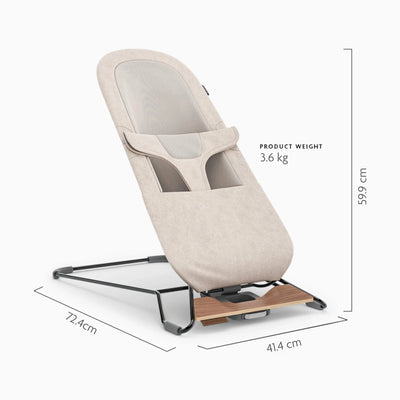 UPPAbaby Mira baby bouncer in Charlie dimensions 72.4 x 41.4 x 59.9 cm, weight 3.6 kg