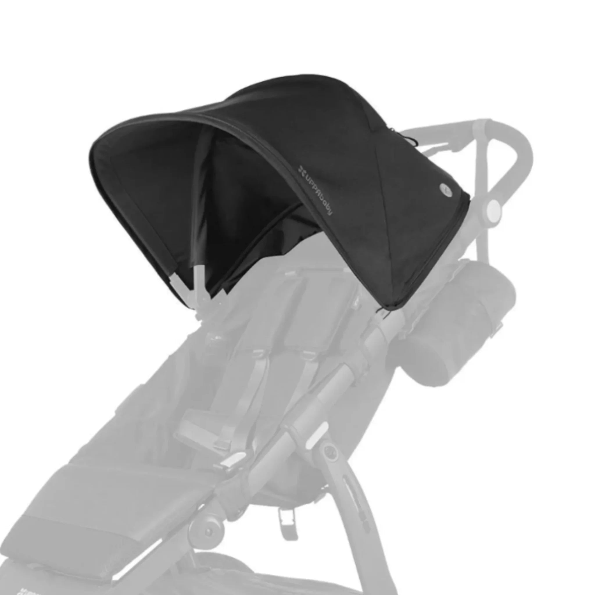UPPAbaby Ridge canopy fabric in Jake, shown fitted on stroller