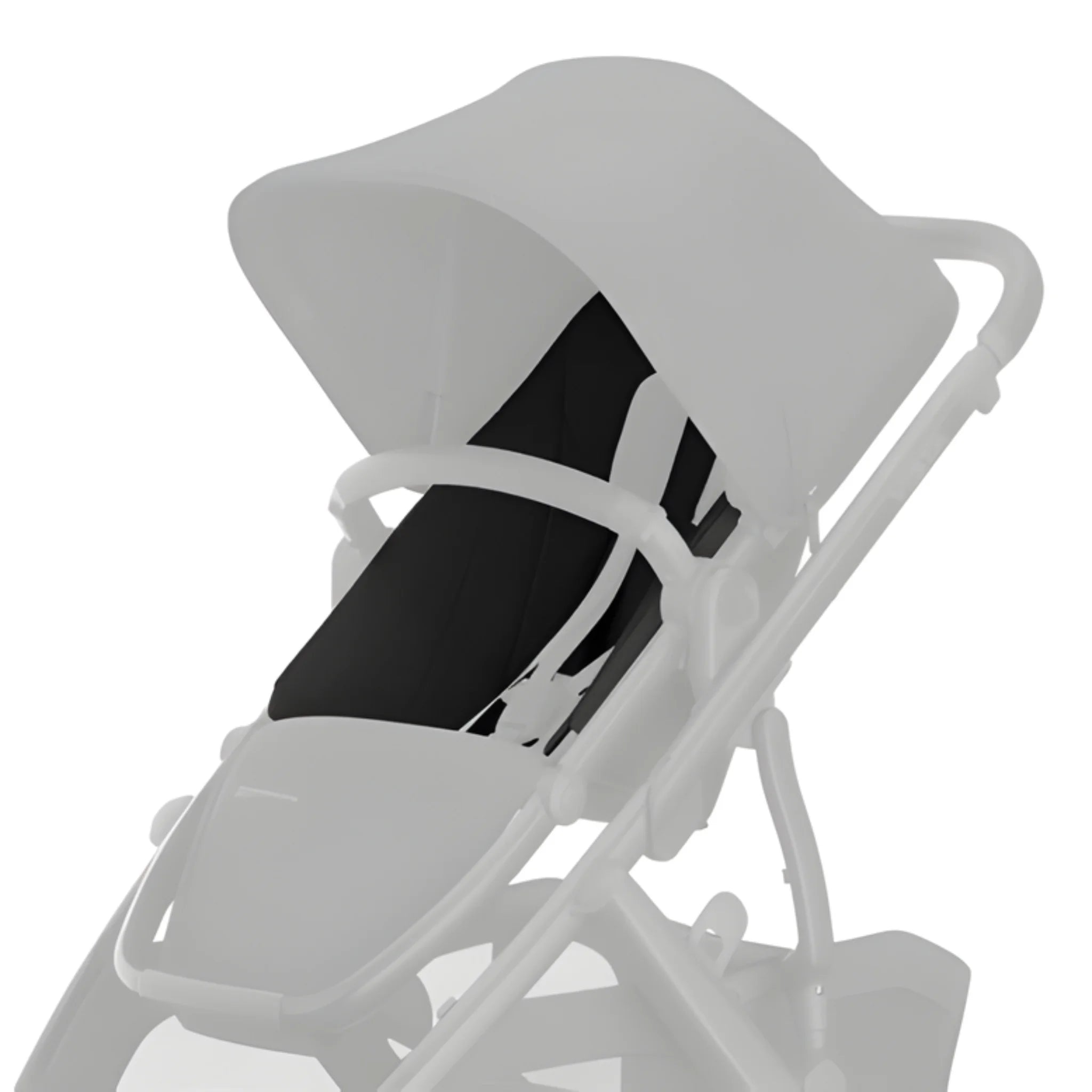 Seasonal seat liner for UPPAbaby Vista V3 stroller shown fitted to seat for added comfort, breathability and temperature regulation