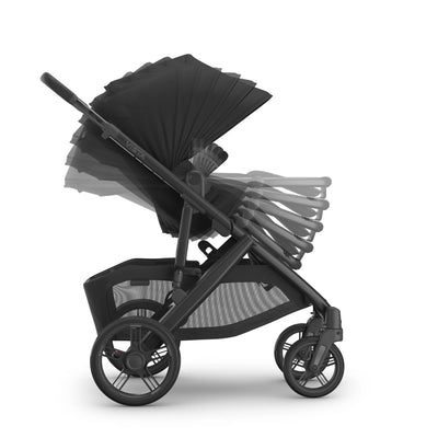 Recline positions of the Jake Vista stroller.