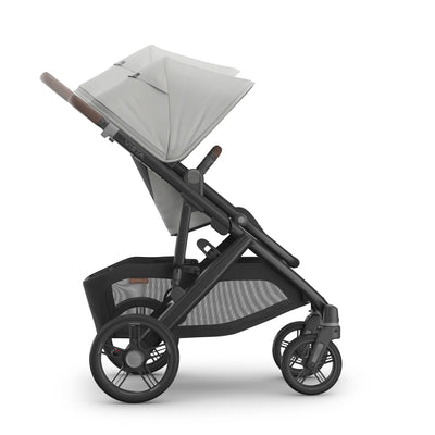 Height adjustment features on the Vista V3 stroller.