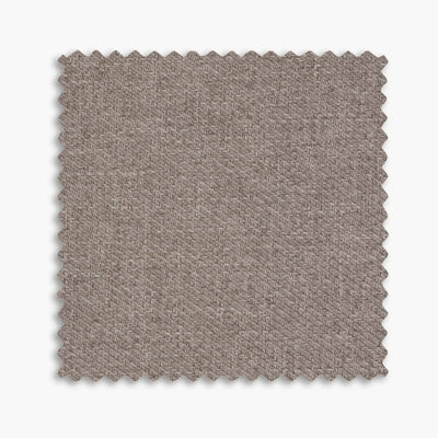 Wells dark taupe mélange fabric swatch.